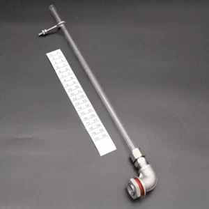 Metal Weldless Sight Gauge Tube Stainless Steel Hole Homebrew Kettle Keg Tools - Picture 1 of 11