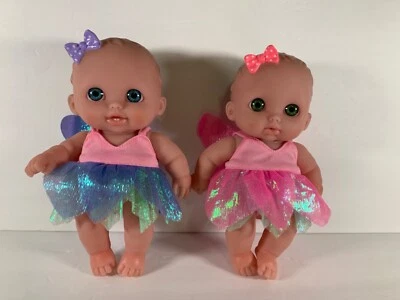 JC Toys Berenguer My Sweet Love Lil cutesies twin fairy dolls 8” 2 Dolls - Image 1 of 4