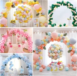 Balloon Arch Kit 10FTx9FT floor stand Garland Birthday Wedding Party Baby Shower - Picture 1 of 9