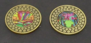 Neue 2 Disc Golf Kunstmünzen. 2,5" - Bild 1 von 4