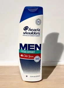 2x Head & Shoulders MENS OLD SPICE PURE SPORT ANTI-DANDRUFF SHAMPOO PARABEN FREE - Picture 1 of 3