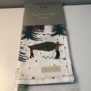 Sophie Allport Tea Towel Home For Christmas New 45x65cm π― Cotton - Picture 1 of 6