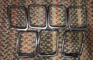 Jeep Compass Chrome Grille Inserts 7pc set - Picture 1 of 3