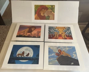 Disney Lion King Original Lithographs Set of 5 Collectible Art Prints - 11x14 - Picture 1 of 8