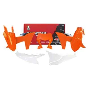Rtech Kunststoff-Kit (6 Stück) (K orange/schwarz/weiß) KTM EXC 150 250 300 2024 - Bild 1 von 1