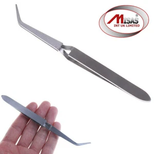 Stainless Steel Nail Shaping Tweezer Clip Reverse Action Manicure Tool UK - Picture 1 of 3