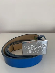 Versace Jeans Vintage Belt In Blue Colour +++ L@@K +++ - Picture 1 of 3