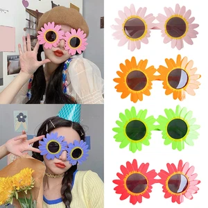 Fashion Flower Shapes Glasses Halloween Terrifier Glasses Plastic Sunglasses DIY - Picture 1 of 25