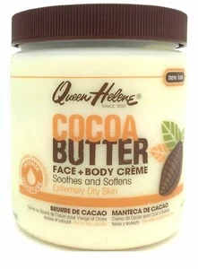 Queen Helene Cocoa Butter Creme for Face + Body extreme Dry Skin 15 oz  X2 - Picture 1 of 4