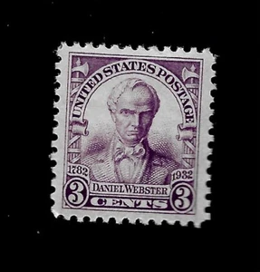 US 1932 Sc 725 3 c D. Webster Mint NH- Vivid Color - Centered - Gem - Picture 1 of 1