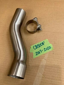 Honda CB500X 2016-2020 UK Made T304 Stainless Steel Exhaust Link Pipe (No C/S) - Picture 1 of 4