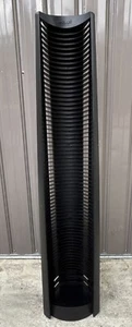 Vintage Laserline 70 CD Floor Tower Rack Black Plastic 38in Display - Picture 1 of 6