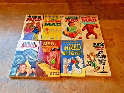 Vintage Lot of 8 MAD Books - Image 1 of 4
