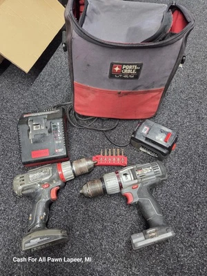 Porter Cable 18V DC 1/2" Drill PC1800CHD & PCL180D DRILL BATTERY CHARGER - Image 1 of 4