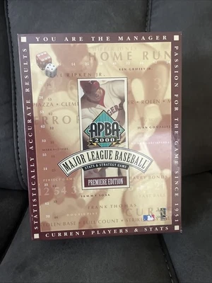 APBA 2000 Major League Baseball Stats & Strategy Game Premiere Edition New! - Image 1 of 4