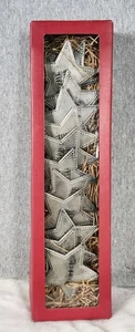Biblical Names Of Christ 12 Star Heritage Metal Christmas Ornaments ZCMI NOS - Picture 1 of 12
