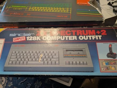 Sinclair ZX Spectrum +2 Grey Box & Polystyrene Set with Dixons Outer Box - Image 1 of 4