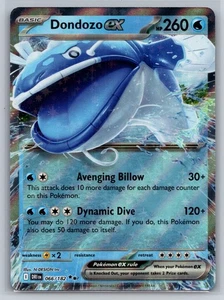 Pokemon TCG - Destined Rivals - Dondozo ex Double Rare Holo 066/182 - Picture 1 of 2