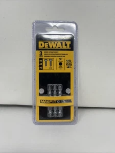 Juego de extractores de acero al carbono DEWALT MAXFIT ULTRA (3 piezas) - Imagen 1 de 3