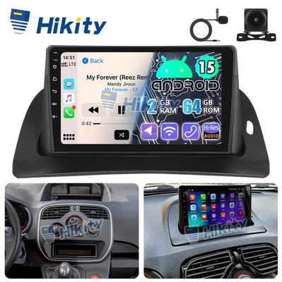 2+64GB CarPlay Android15 Autoradio für Renault Kangoo II 2008-2021 GPS Navi USB - Bild 1 von 4