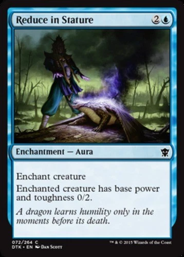 Reduce in Stature - Dragons of Tarkir #072/264 MTG Magic The Gathering - Image 1 of 1