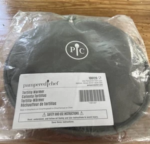 PAMPERED CHEF Scalda Tortilla #100120 per Microonde, Grigio, NUOVO in Confezione Orig - Foto 1 di 4