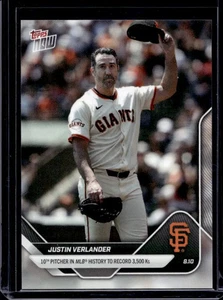 2025 Topps Now #547 Justin Verlander Base Card (Quantity) - Bild 1 von 2