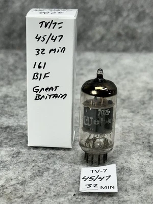 TUBO WEBCOR MULLARD 7025 BLACKBURN I6I BIf (ECC83) Foto 1 de 4