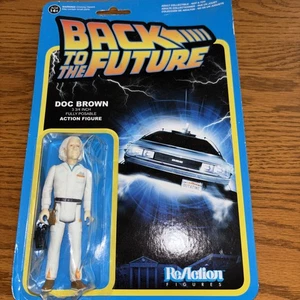 Funko ReAction Back To The Future Doc Brown Actionfigur Vintage - Bild 1 von 8