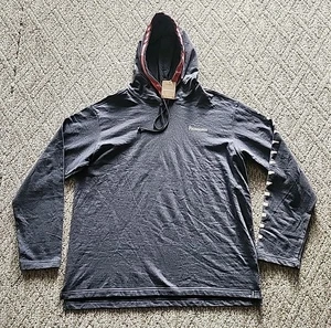 Felpa con cappuccio uomo Patagonia nuova con etichette LW Water People Wildrise taglia 2XL XXL inchiostro nero  - Foto 1 di 13