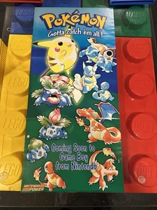 22 x 11 Nintendo Power Poster - Gameboy Color Pokemon Rot Blau Gelb Charizard - Bild 1 von 2