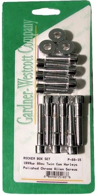 fits Gardner™-Westcott C-88-15 Rocker Box Chrome Steel Socket-Head Bolt Kit - Image 1 of 3