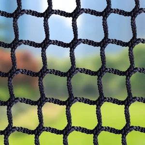 1,5m x 3m Kindersicherheitsnetz Schutzseil Netz schwarz für Treppengeländer - Neu - Bild 1 von 6