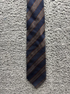 Dolce & Gabanna Mens 100% Silk Striped Jacquard Tie Multicolor Made In Italy - Image 1 of 4