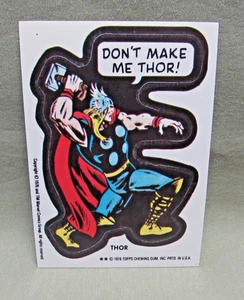 1976 THOR STICKER Topps vintage Marvel Super Heroes comic book hero card god - Picture 1 of 2