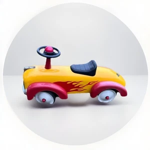 Schylling Rowley 14180 AB Stahlwerk gelb rot fahrendes Spielzeugauto - Bild 1 von 3