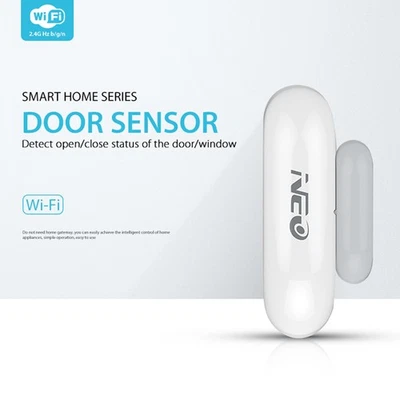 Smart Home WiFi Door Window Sensor Magnetic Contact Detector App Notification - Image 1 of 4