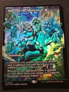 March Of The World Ooze - Foil - Showcase - DFT - MTG - NM - EN - 0402 - Picture 1 of 1