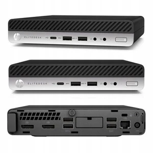 HP Elitedesk 800 G4 Mini Desktop i5-8500 3GHz 16GB Ram 512GB SSD Win11 Pro - Afbeelding 1 van 2