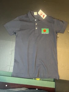 RUSSELL ATHLETIC VINTAGE BRAND NEW COLLARED POLO T SHIRT BANGLADESH SIZE SMALL - Picture 1 of 7