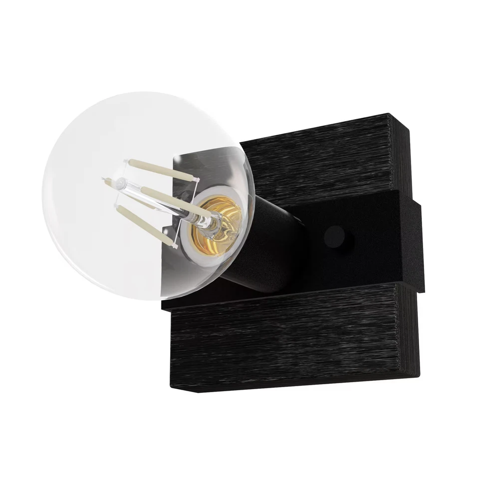 Natural Black Iron One Light Wall Sconce from the Donelson Collection - Image 1 of 1