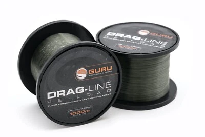 GURU DRAG LINE RELOAD MONO 1000M SPOOL COARSE CARP FISHING LINE ALL SIZES - Image 1 of 4