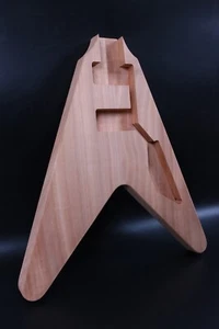 Mahogany wood DIY Unfinished Guitar Body Replacement FV FLYING Style HH Part - Picture 1 of 4