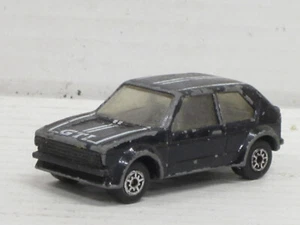 VW Golf GTI in schwarz "GTI" ohne Box McToy ca 1:64 Bastlerware - Bild 1 von 4