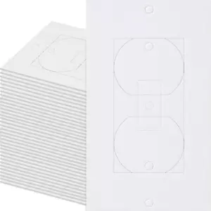 50 Pcs Wall Plate Insulation Gasket Wall Gasket Replacement Outlet Insulation We - Picture 1 of 11