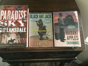 PARADISE SKY/ BLACK HAT JACK/RADIENT APPLES Joe R. Lansdale, SIGNED, 1sts/1st - Picture 1 of 11