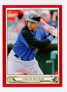 2005 Upper Deck Origins Red Carlos Beltran /99 - Bild 1 von 2