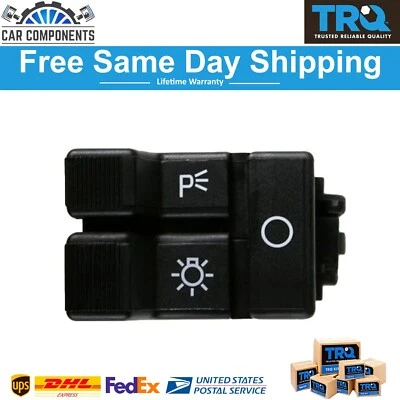 Переключатель фар TRQ для грузовика Chevrolet C1500 GMC C1500 C2500 1988-1991 годов выпуска - Изображение 1 из 2