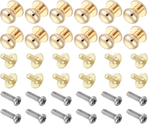 METALLIXITY Mini Drawer Pulls (9Mm/0.35") 12Pcs, Zinc Alloy Mini round Head Knob - Picture 1 of 12