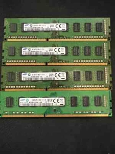 Lot of 4 Samsung 4GB & 8GB DDR3 PC3-12800U Desktop RAM Modules – 20GB Total - Picture 1 of 4